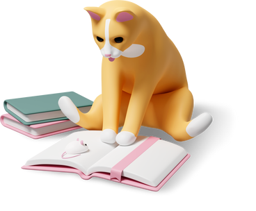 Cat Reading